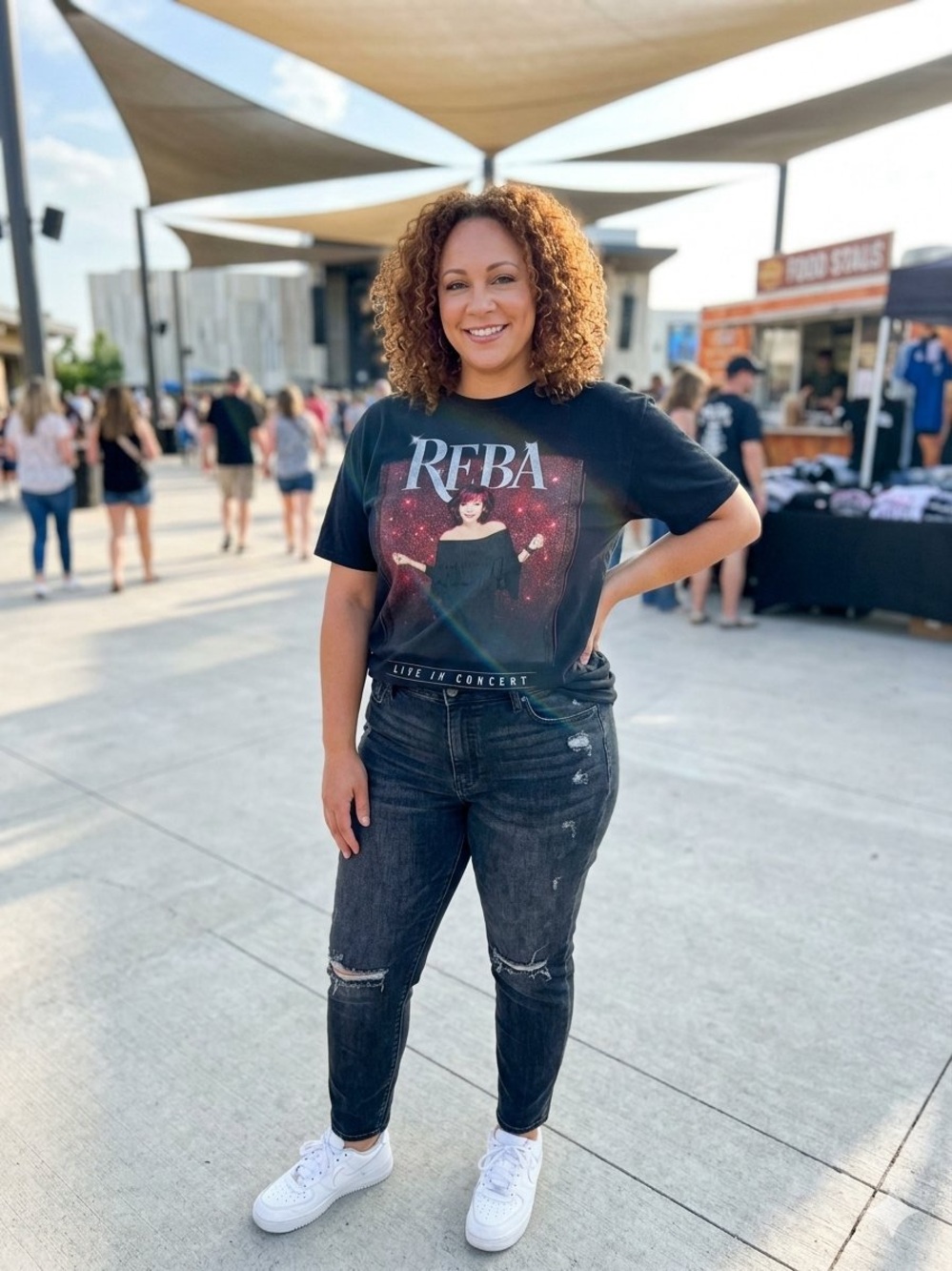 Reba Black Washed Distressed Ankle Jeans